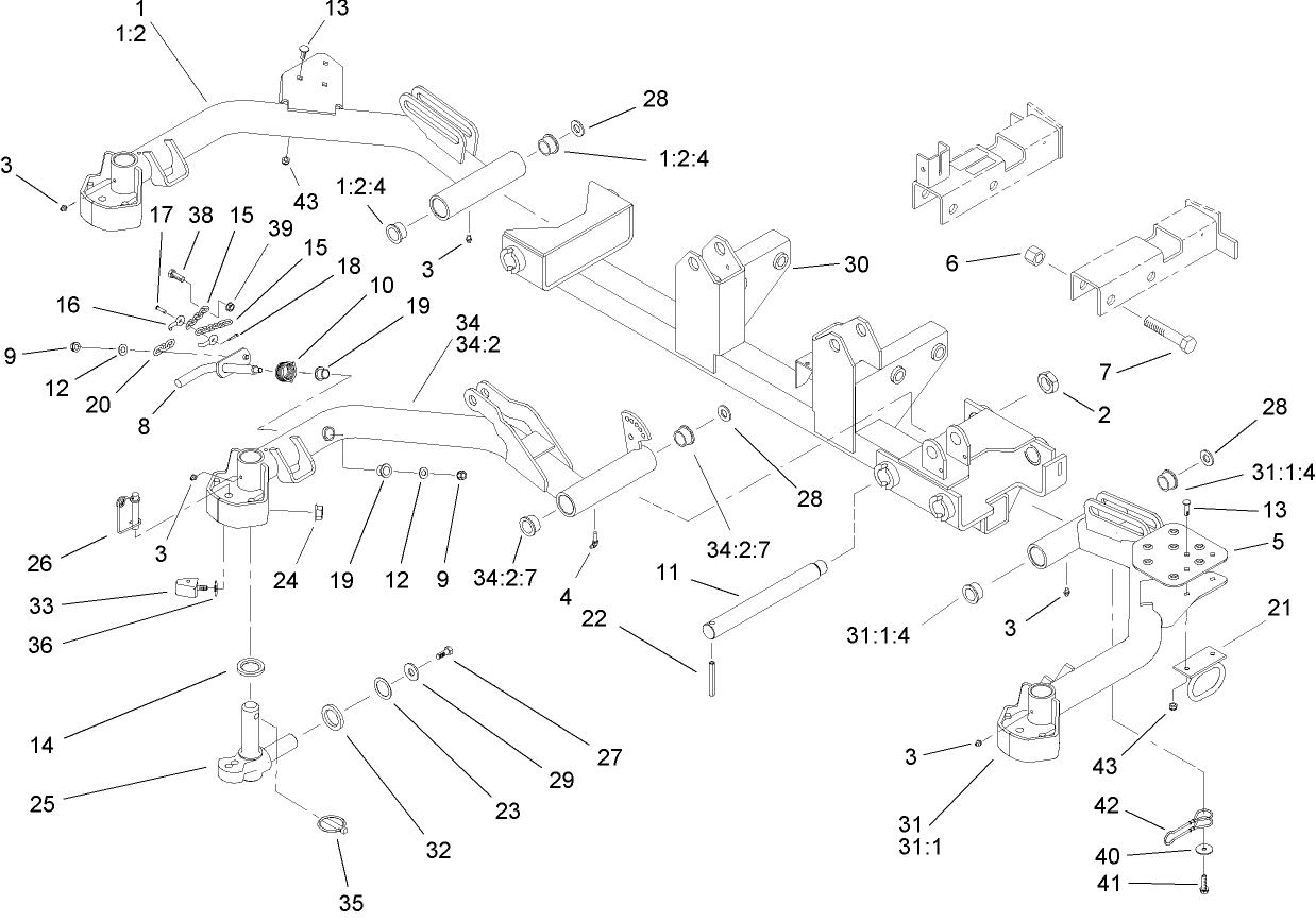 Front Lift Arm Assembly