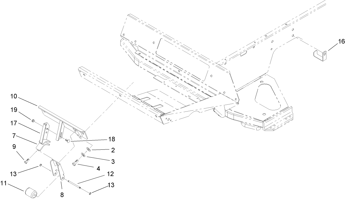 Front Tipper Bracket Assembly