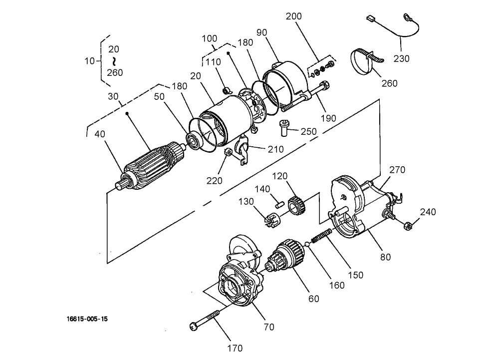 Starter (Component Part) Assembly