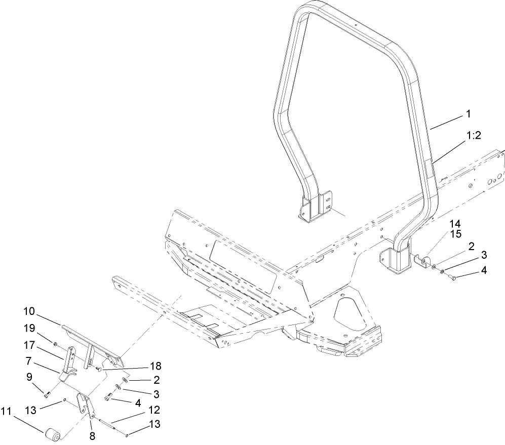 Roll-Over-Protection-System Assembly