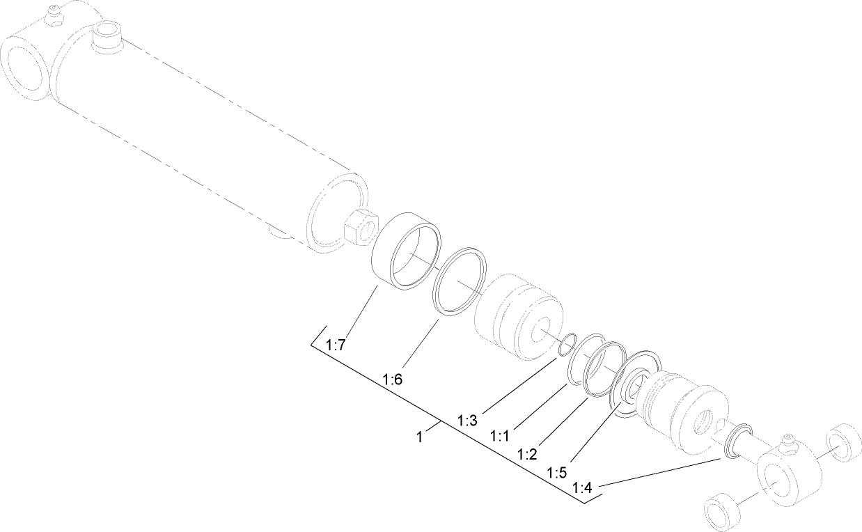 Hydraulic Cylinder Assembly No. 107-1978