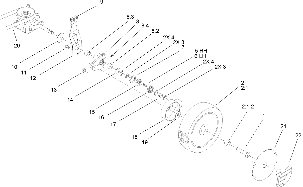 Gearcase and Wheel Assembly