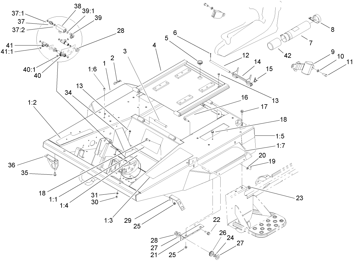 Platform and Seat Base Assembly