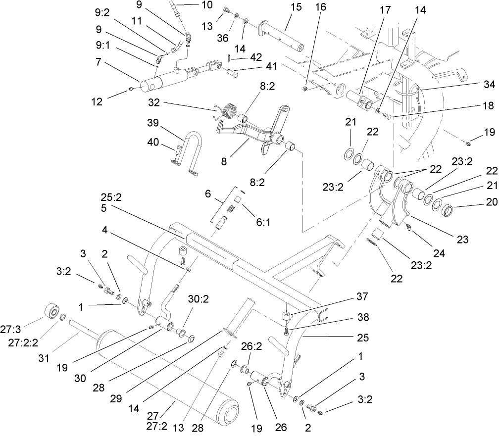 Rear Pull Frame Assembly