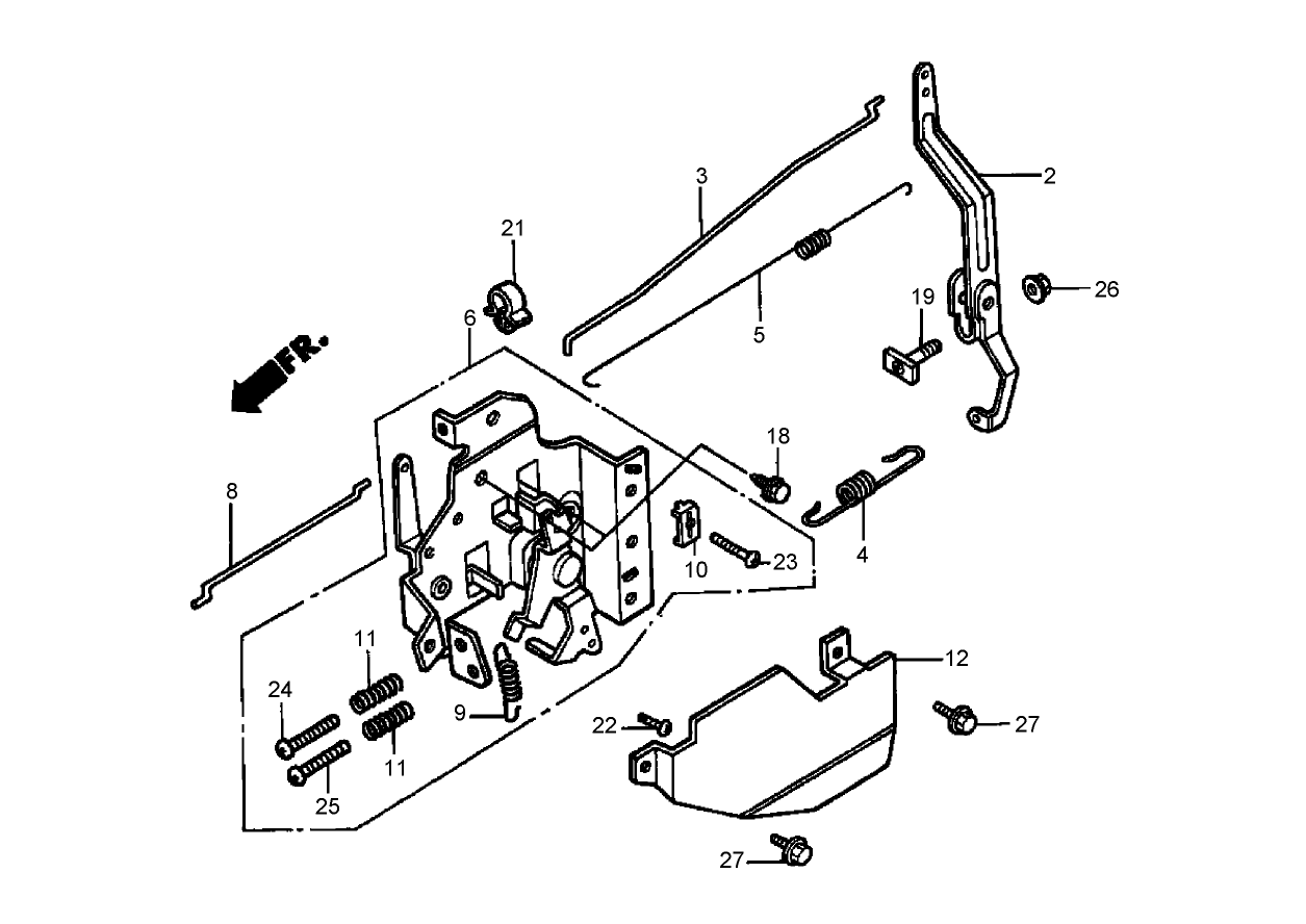 Control Assembly  Honda GXV160K1-A1T