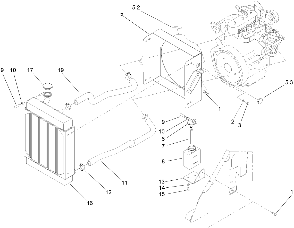 Radiator Mount Assembly