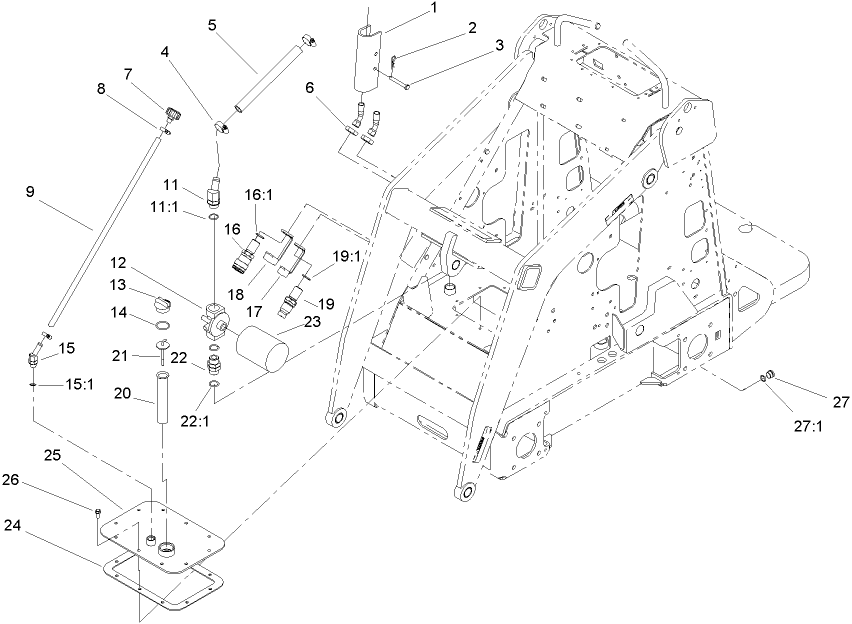 Hydraulic Tank and Filter Assembly
