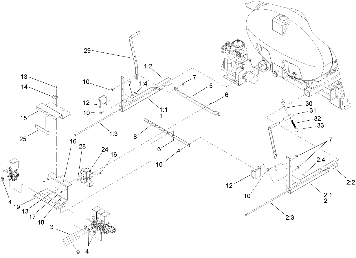 Sprayer Component Assembly