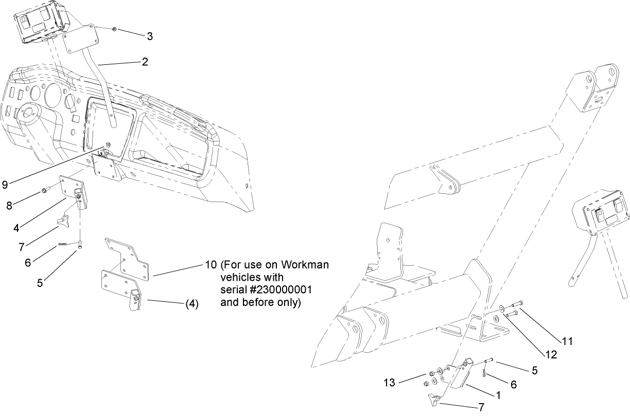 Control Box Mounting Assembly