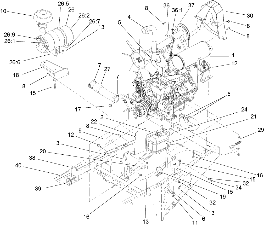 Engine Installation Assembly