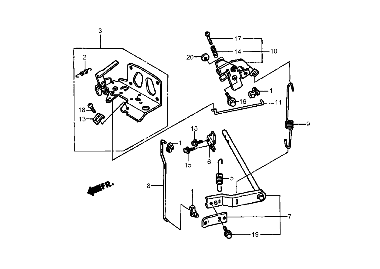 Control Assembly  Honda GXV530 EXA2LB