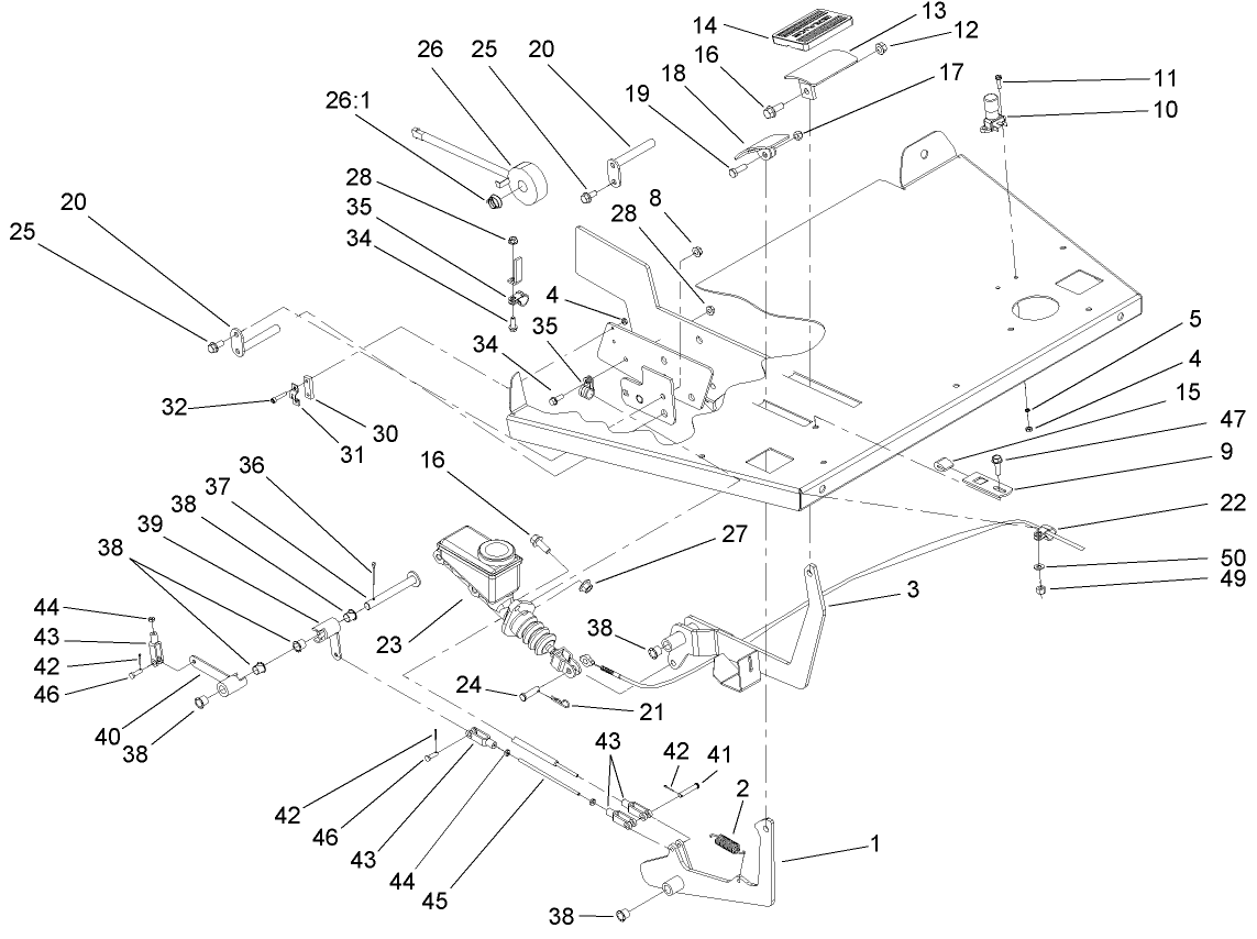 Brake and Accelerator Pedal Assembly