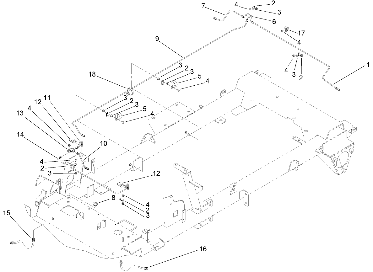 Hydraulic Brake Line Assembly