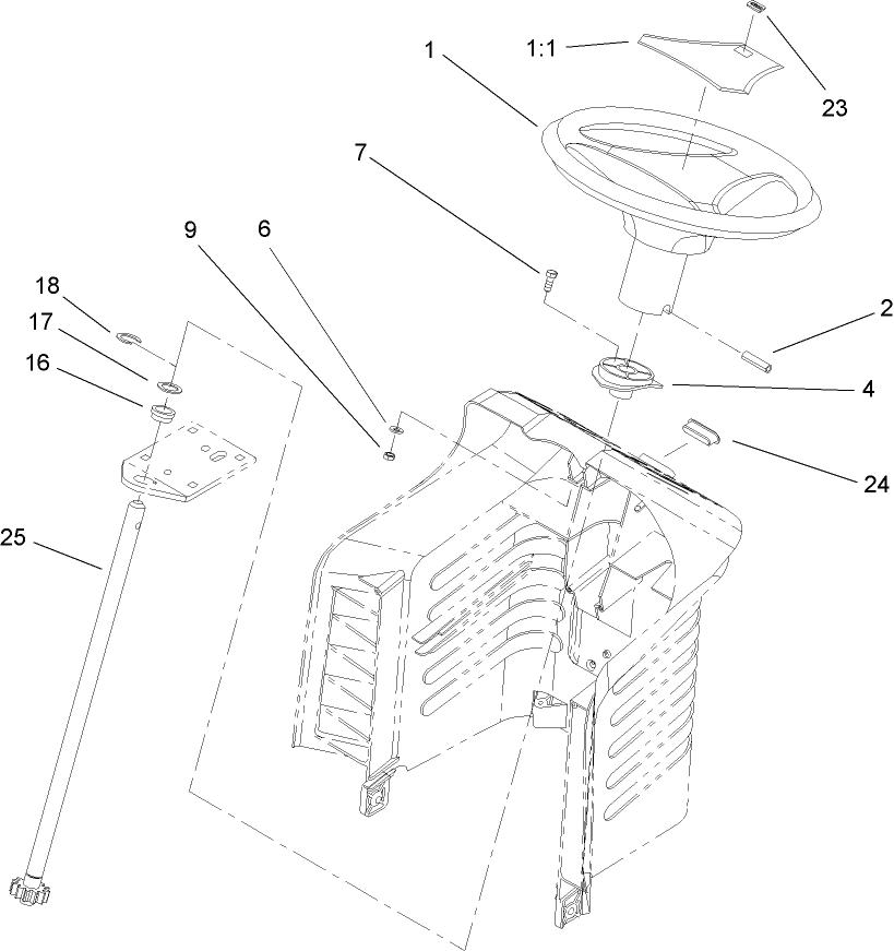 Fixed Steering Assembly