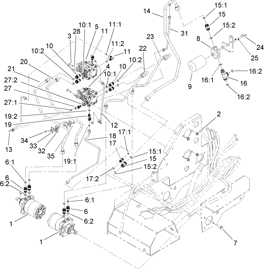 Traction Hydraulic Assembly