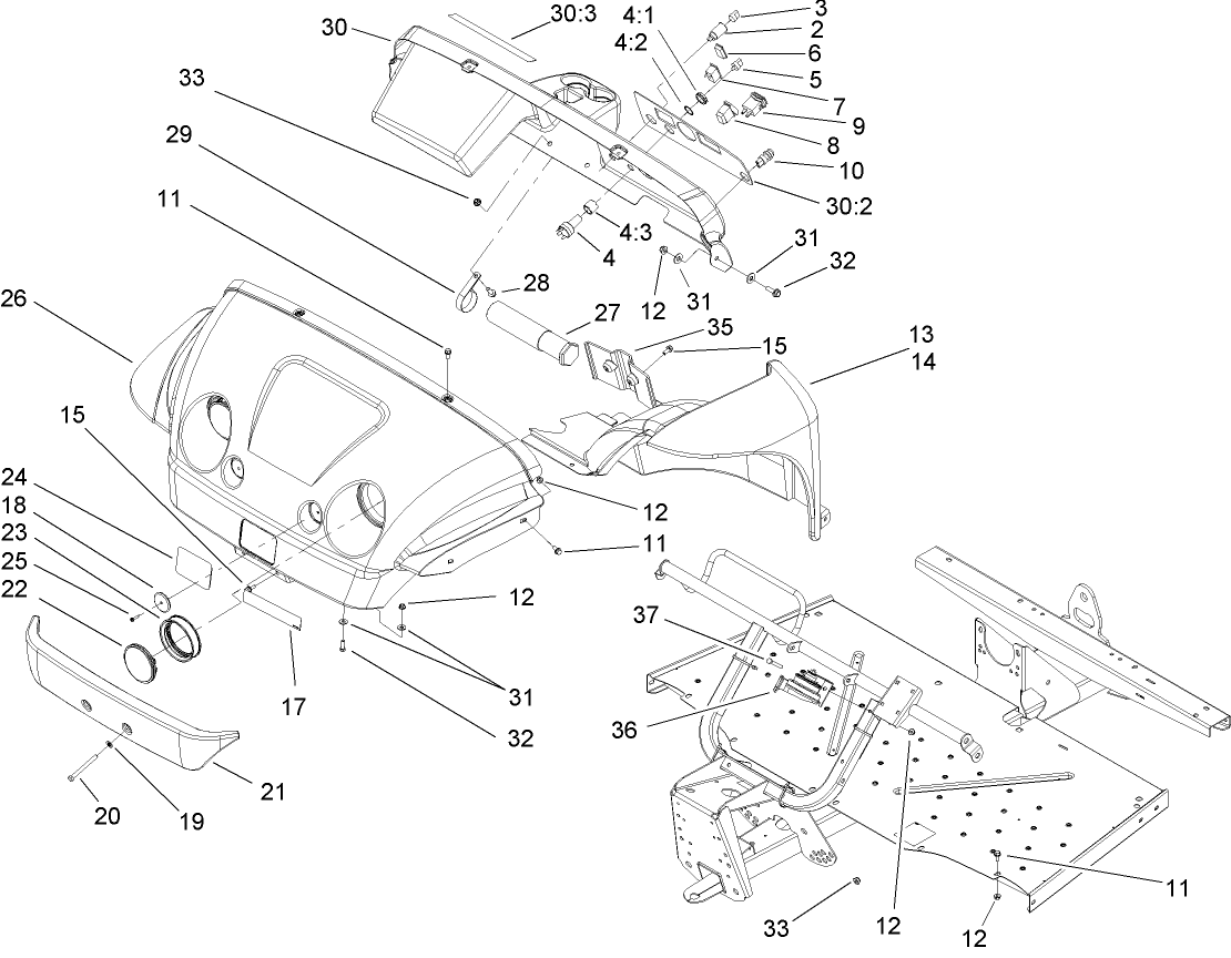 Hood and Fender Assembly