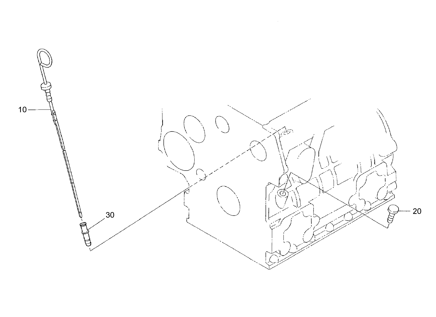 Dipstick and Guide Assembly