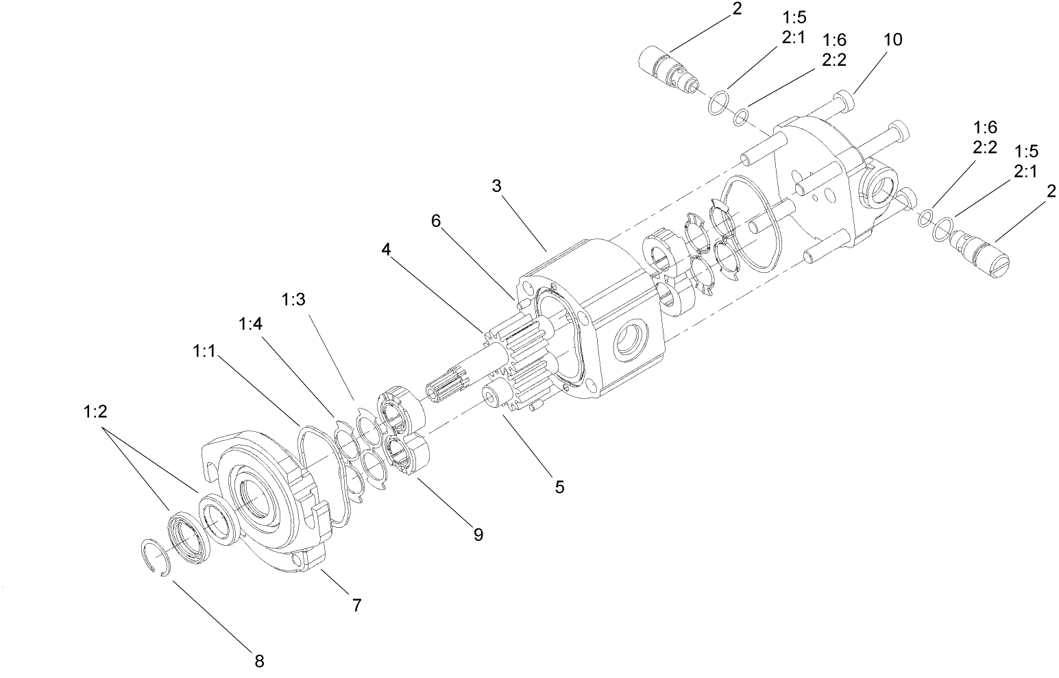 Hydraulic Motor Assembly No. 108-1447