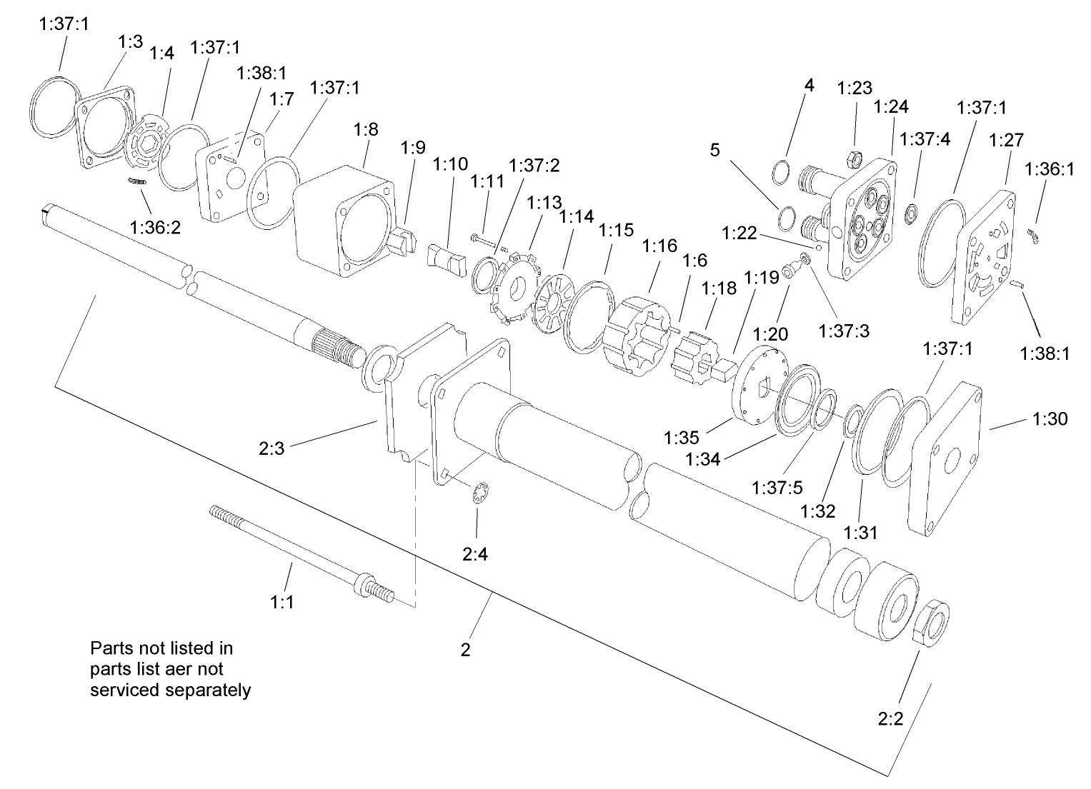Power Steering Unit Assembly No. 108-6557