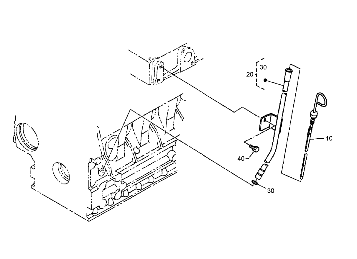 Dipstick and Guide Assembly