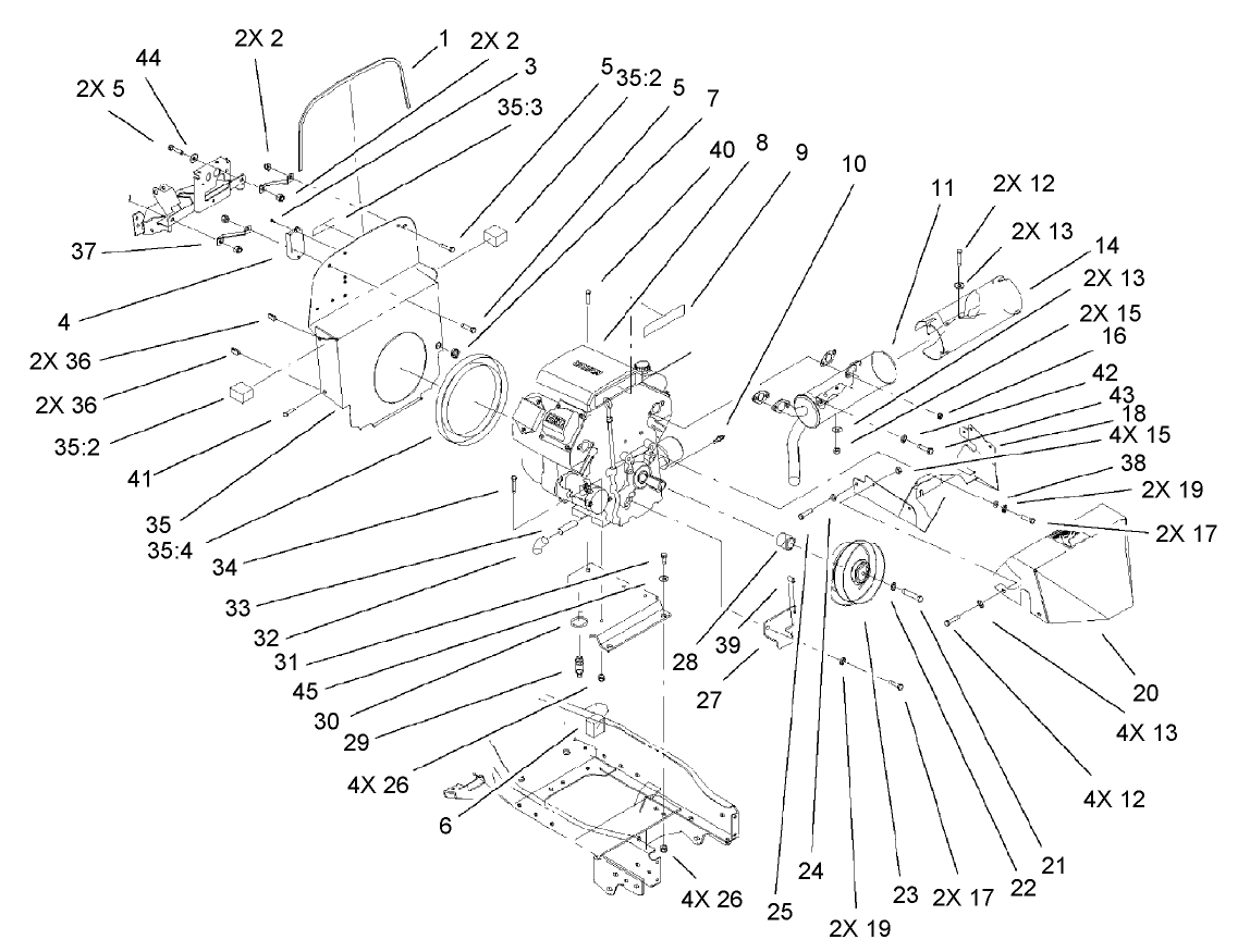 Air Cooled Engine Assembly