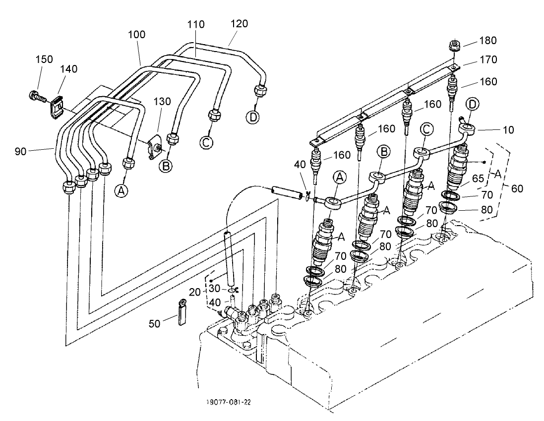 Nozzle Holder and Glow Plug Assembly