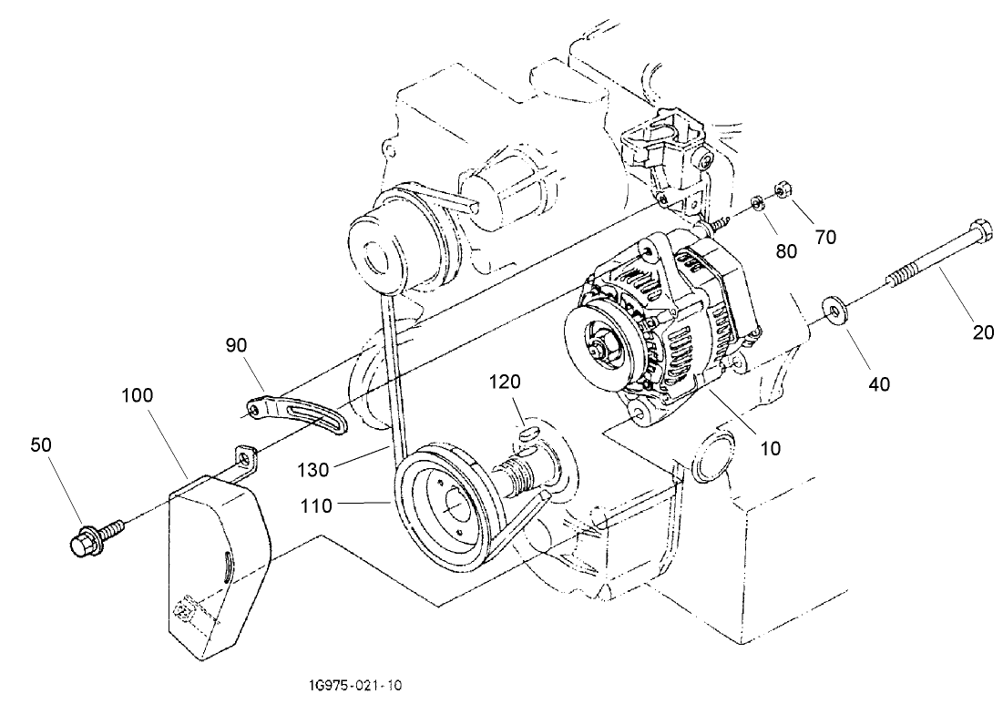 Alternator and Pulley Assembly