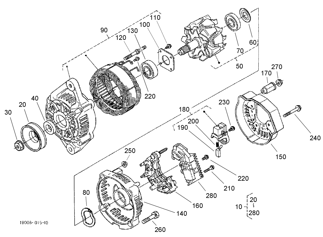 Alternator (Component Part) Assembly