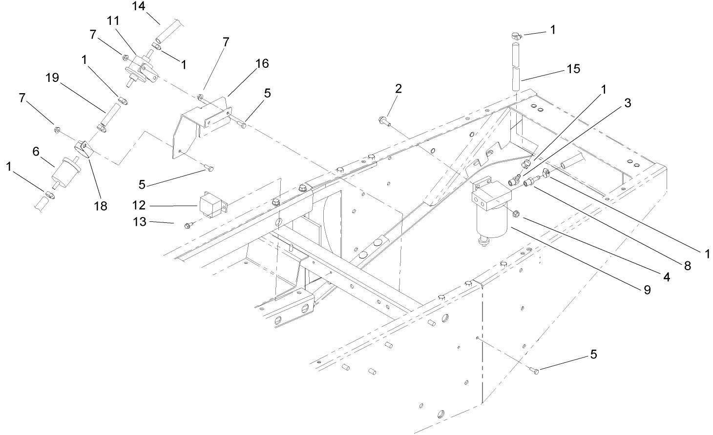 Water and Fuel Filter Assembly