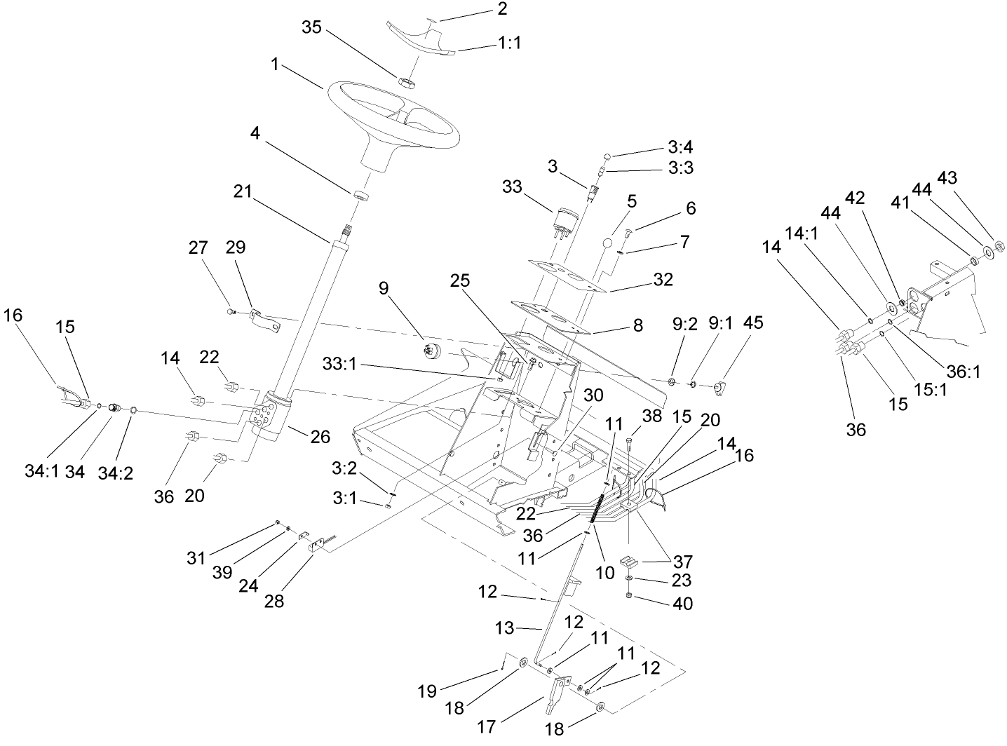 Steering Tower Assembly