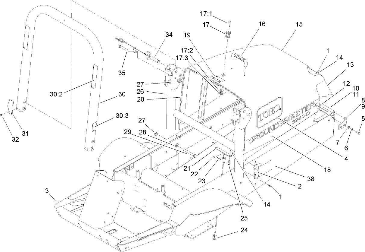 Frame and Hood Assembly
