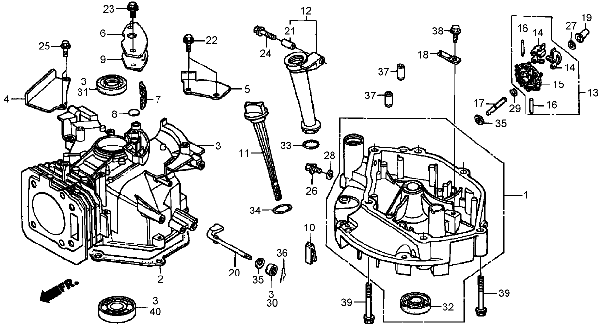 Cylinder Barrel Assembly  Honda GXV160A1 T1AH