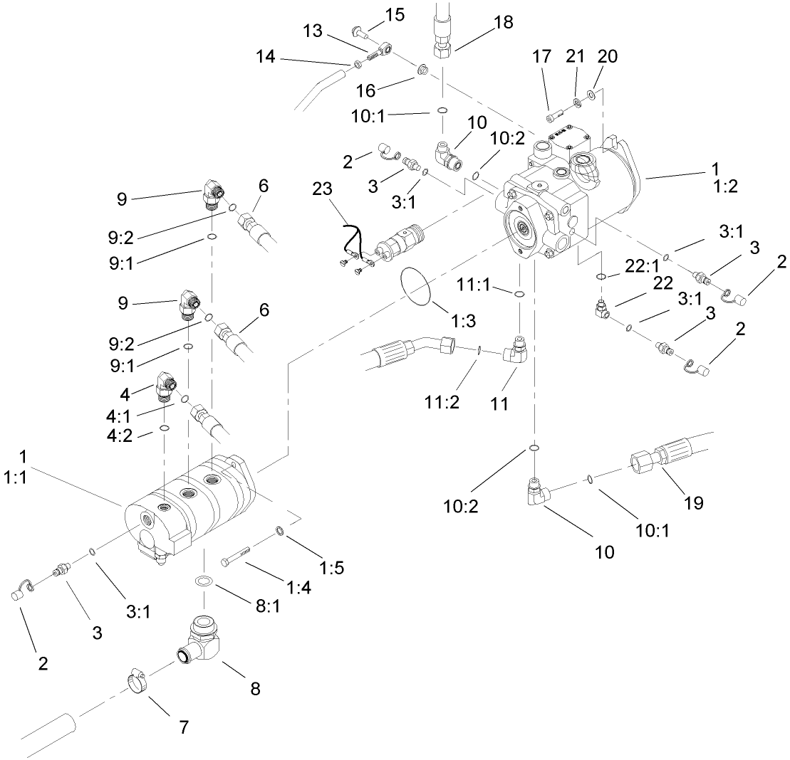 Hydraulic Pump Installation Assembly