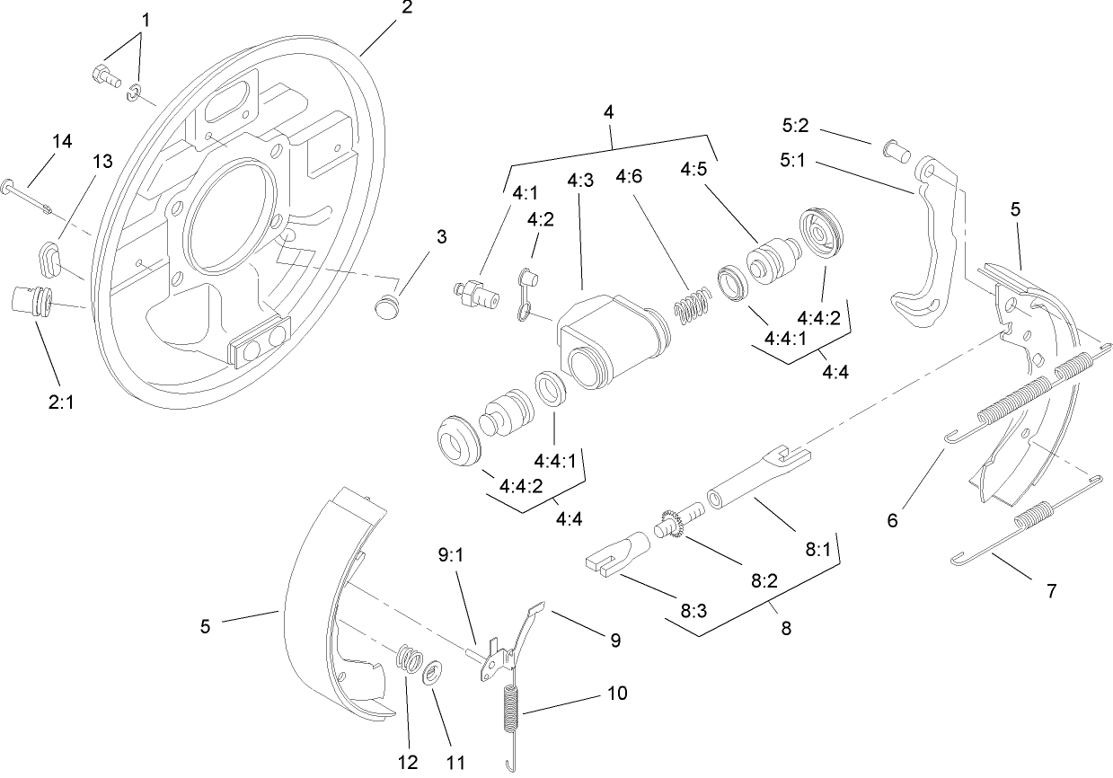 RH Front Brake Assembly No. 87-9170