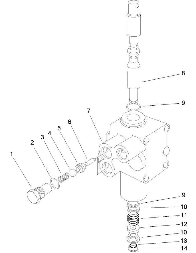Hydraulic Valve Assembly No. 43-1950-03