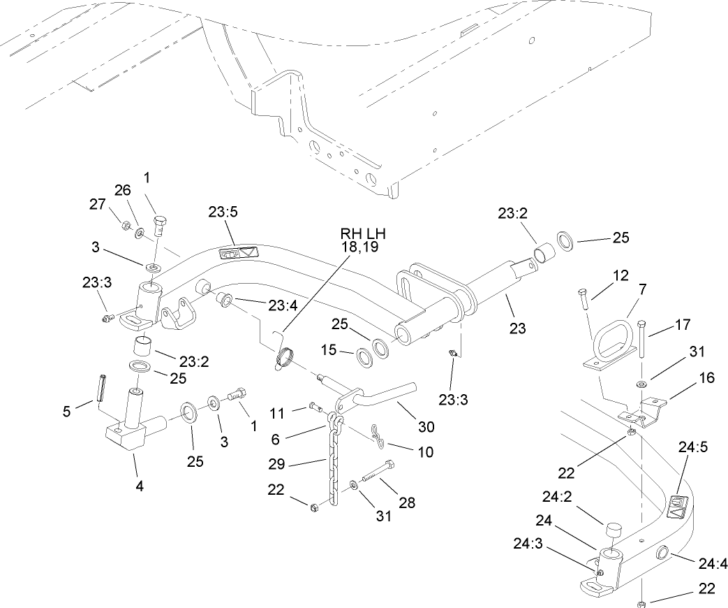 Rear Lift Arm Assembly