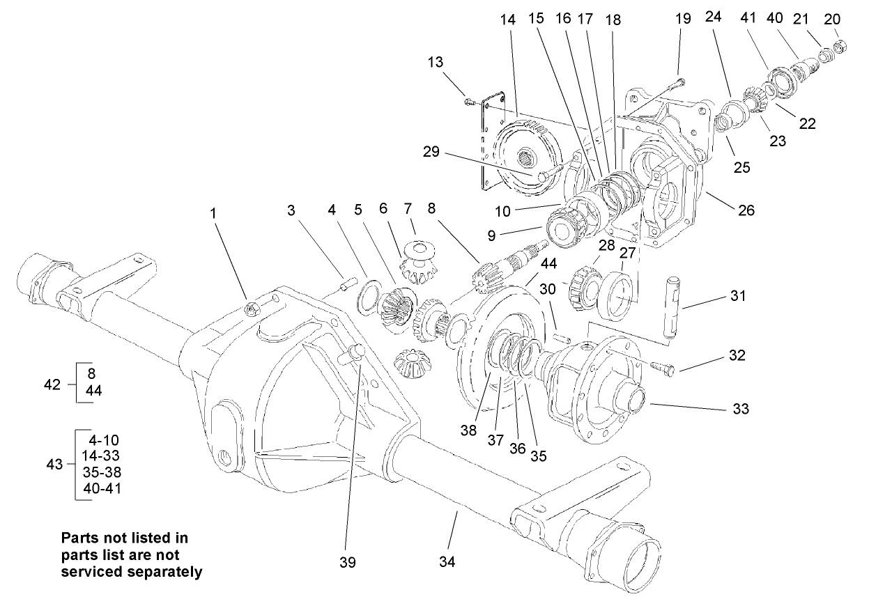 Drive Axle Assembly No. 108-0640-03