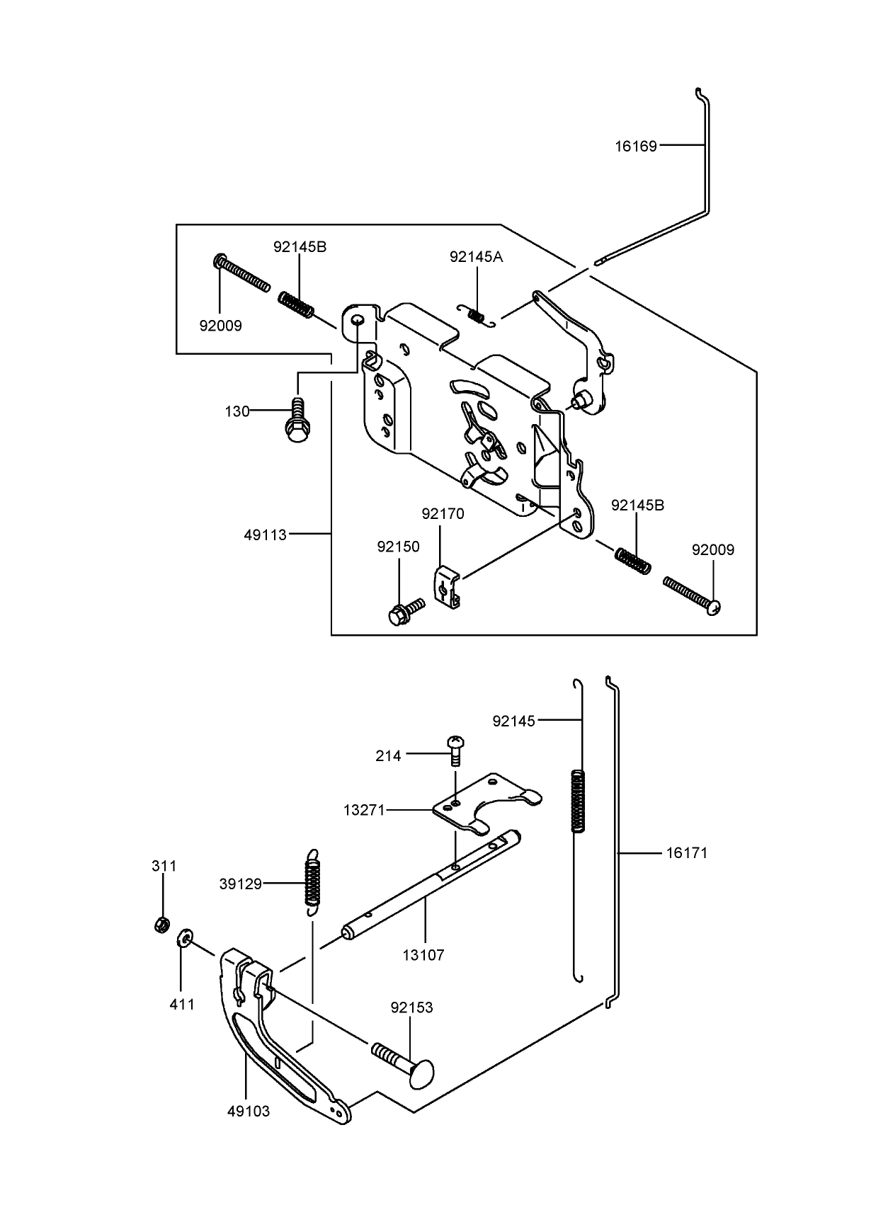 Control Equipment Assembly Kawasaki FH580V-CS13-R