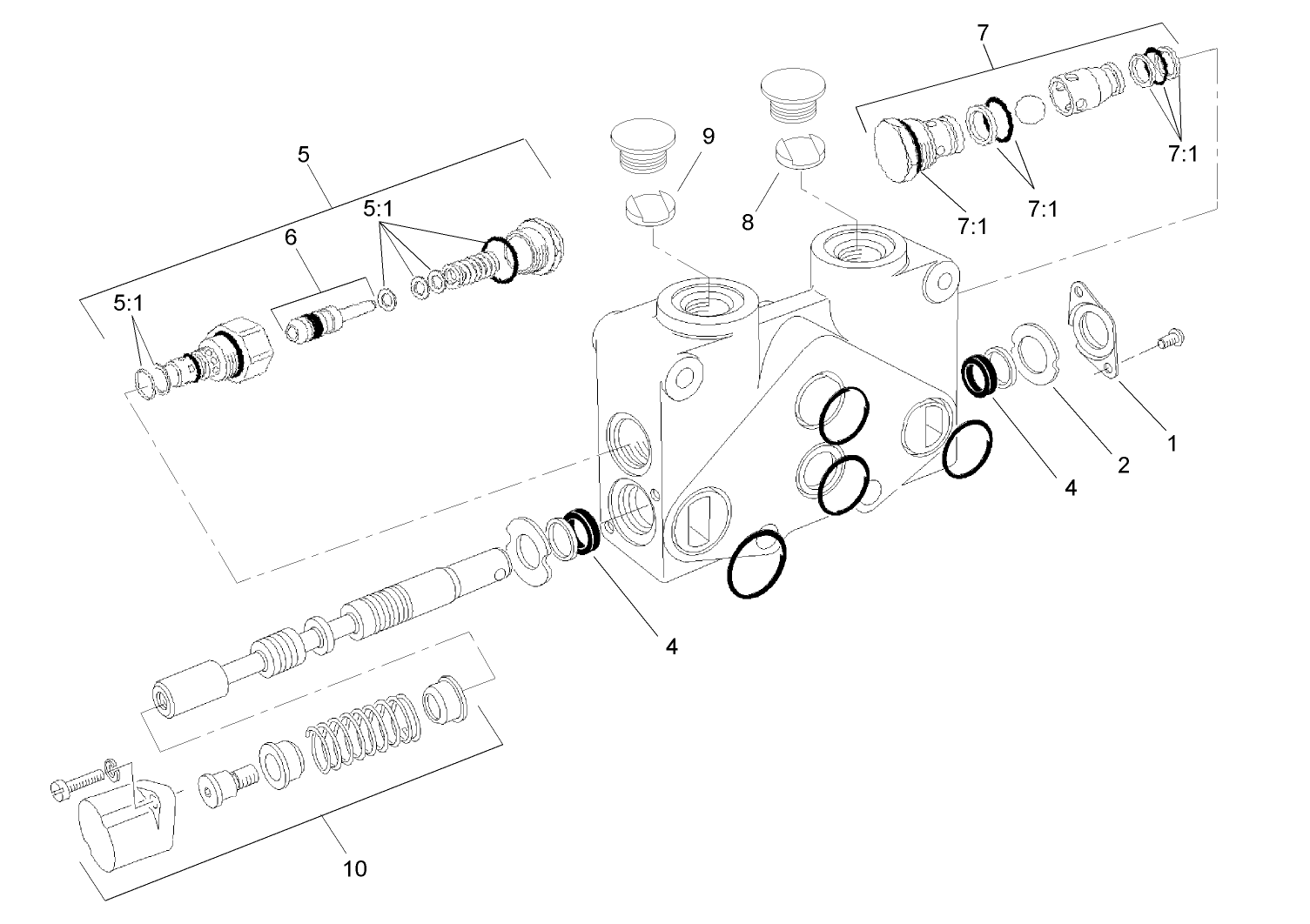 Valve Section Assembly No. 108-5696