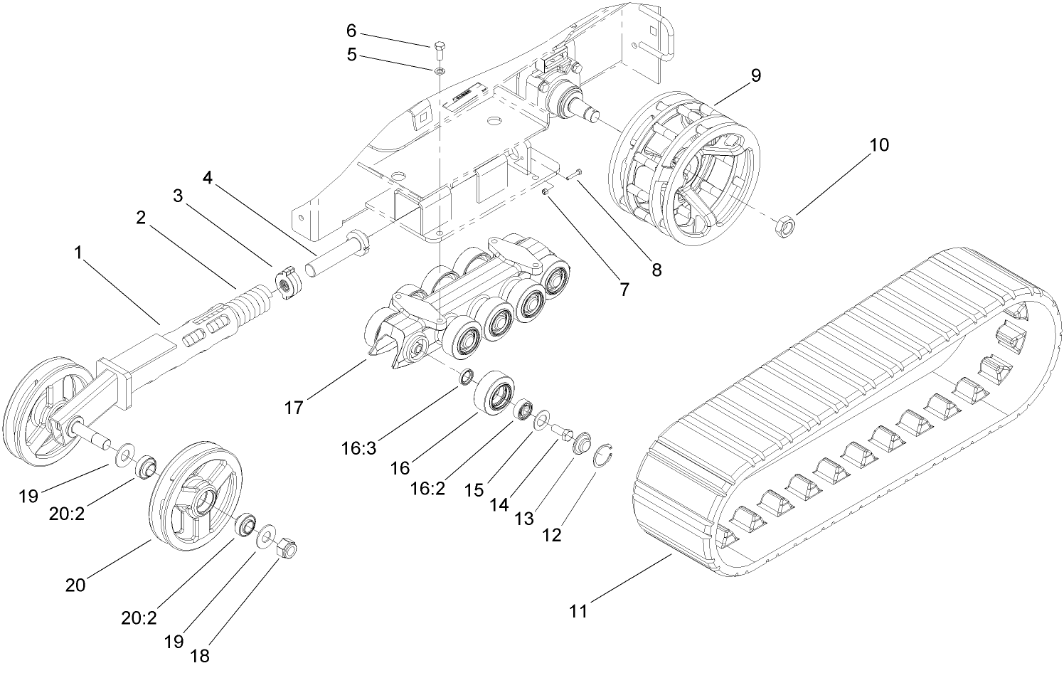 Track and Traction Assembly