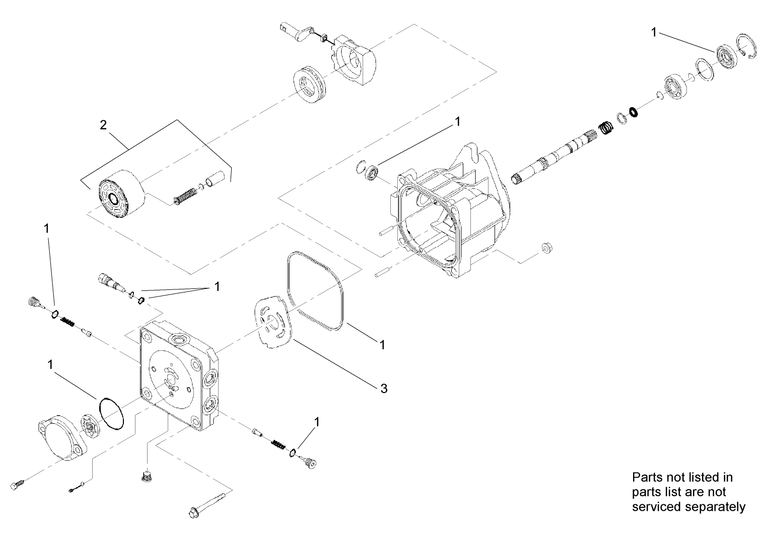 Hydraulic Pump Assembly No. 106-5705 and 106-5706