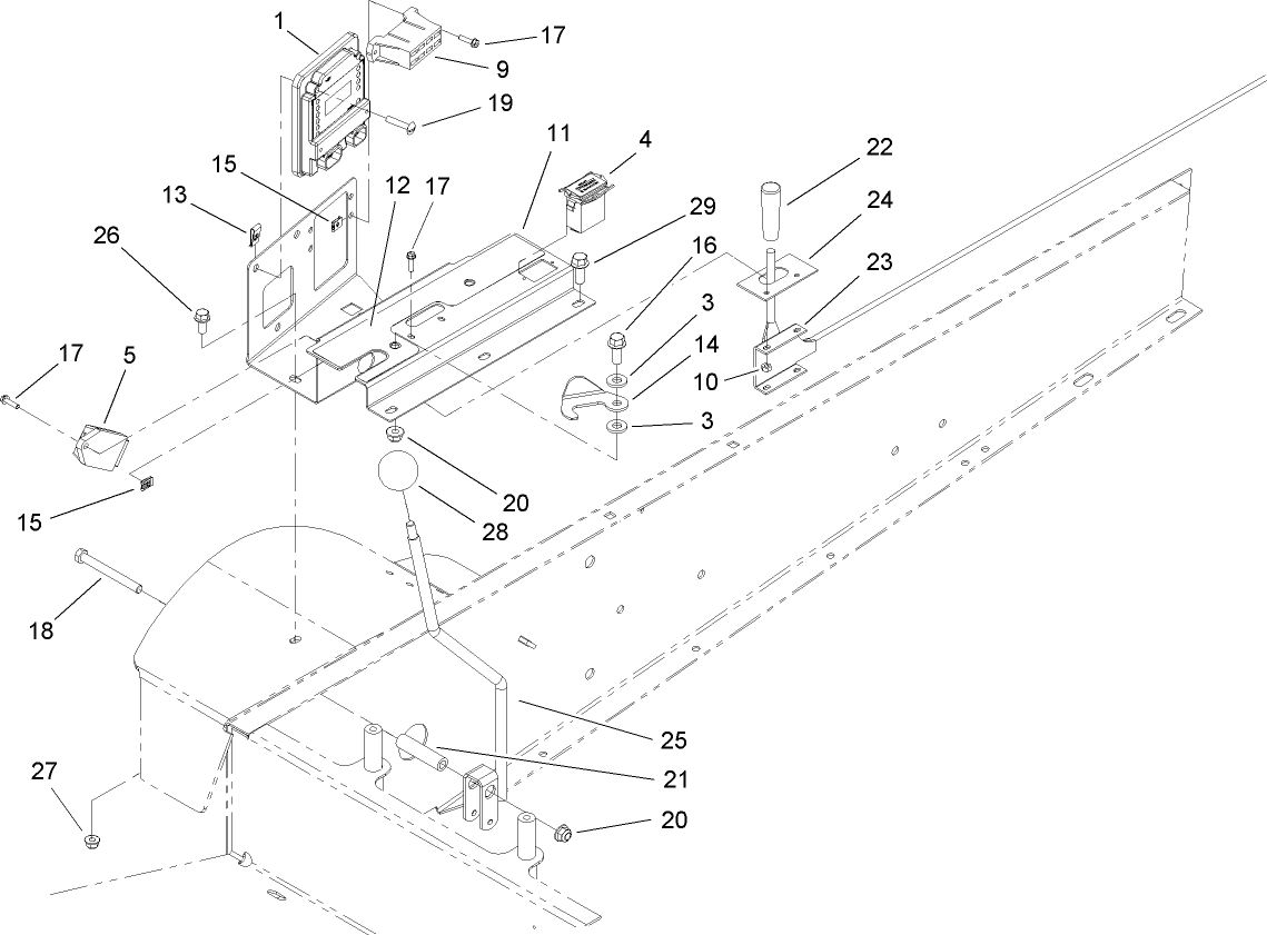 Lower Control Panel Assembly