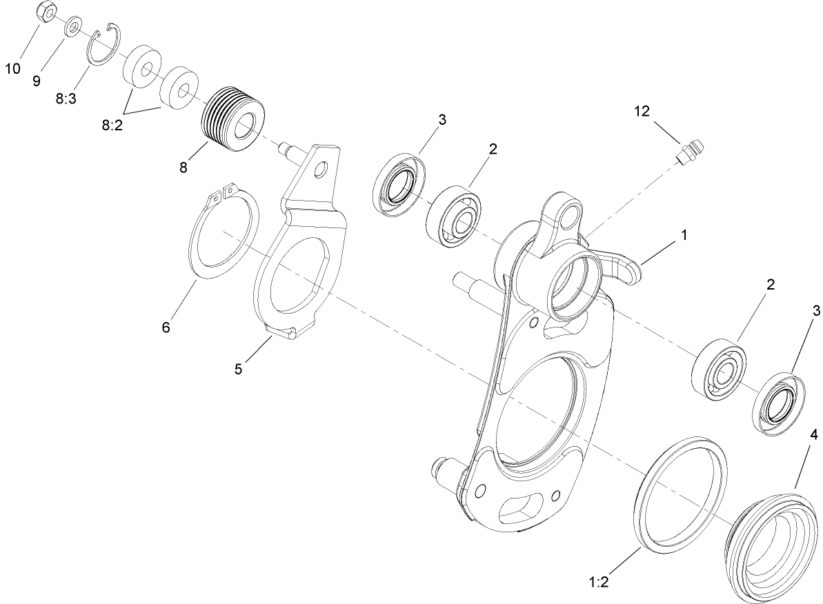 Right Hand Drive Sideplate Assembly