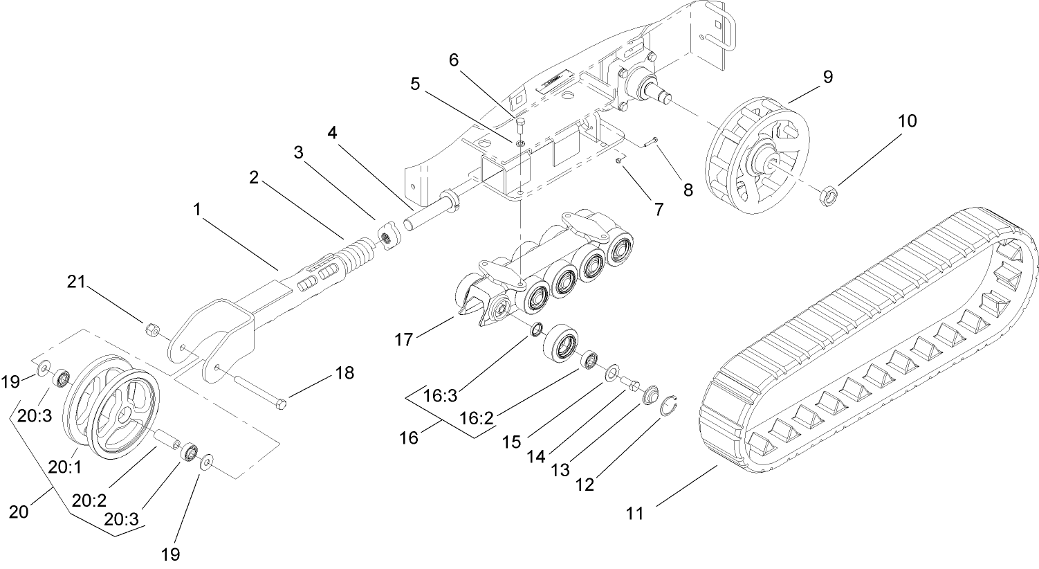 Track and Traction Assembly