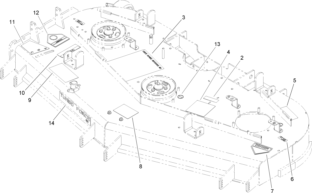 Deck Decal Assembly No. 107-7675