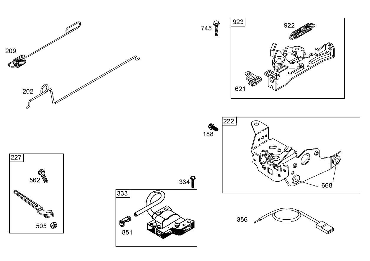Governor Assembly  Briggs and Stratton 125K02-0187-E1