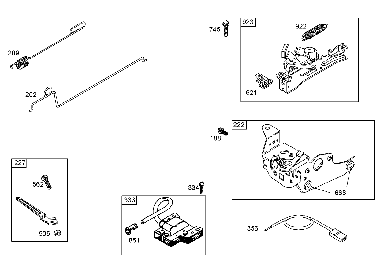 Governor Assembly  Briggs and Stratton 125K02-0189-E1