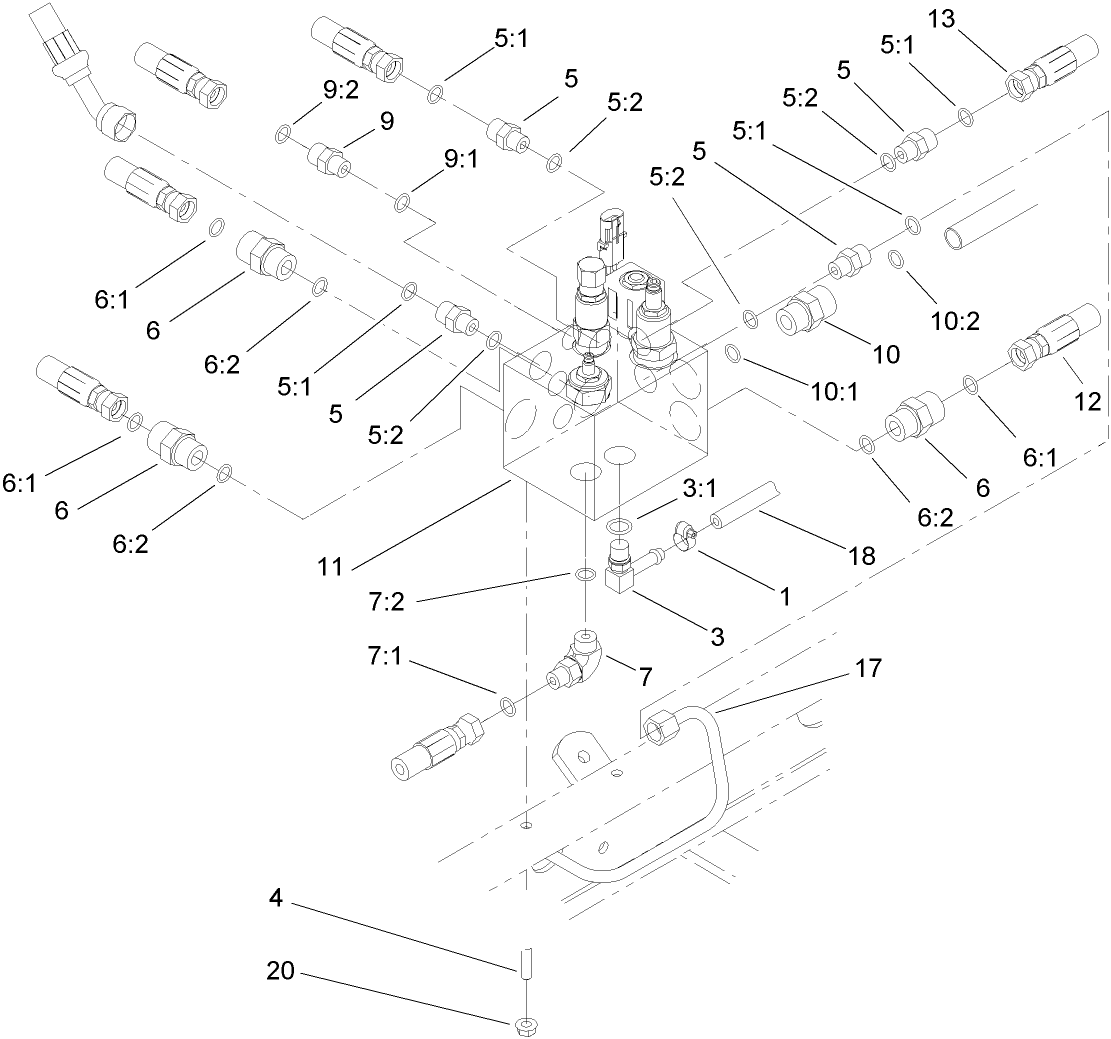 Manifold Block Installation Assembly
