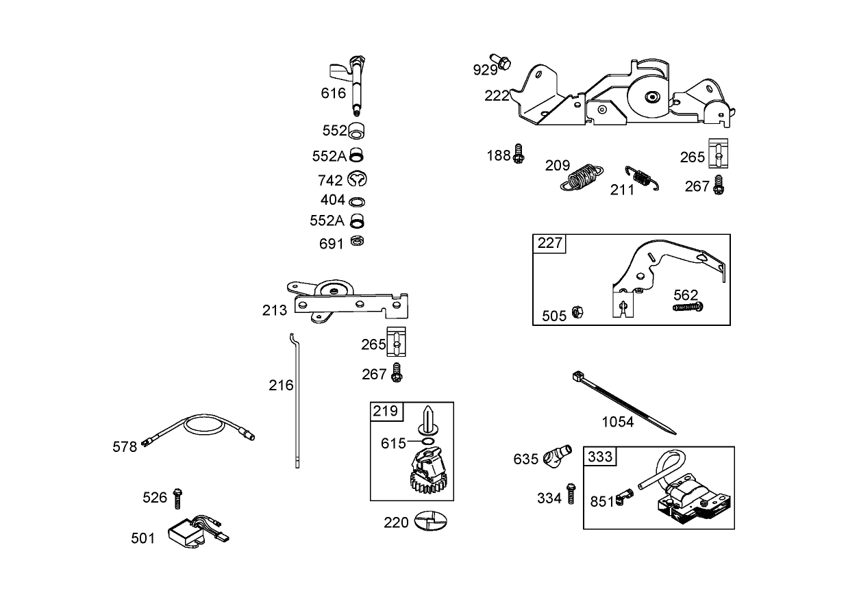 Governor Assembly  Briggs and Stratton 406577-0191-E1