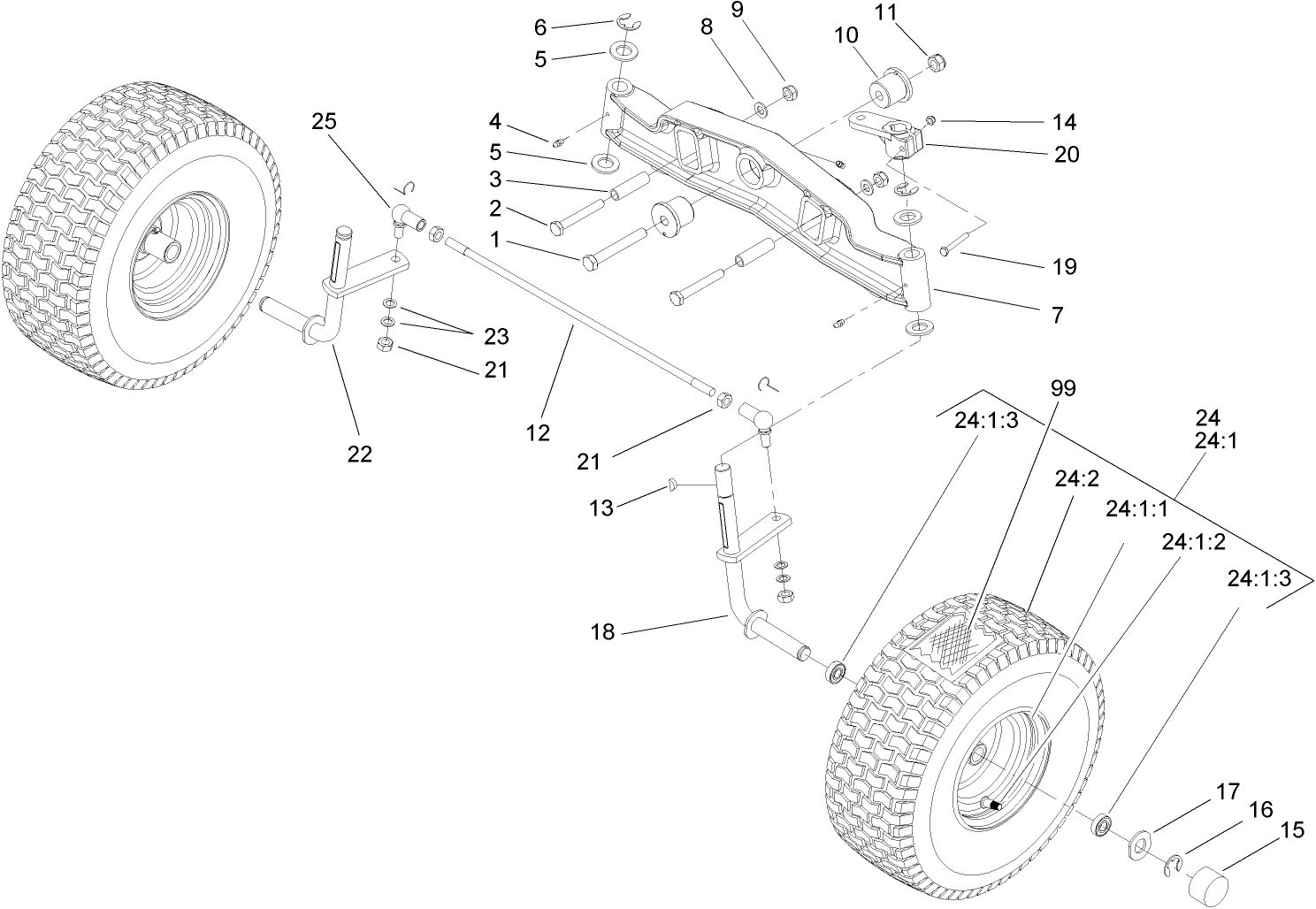Front Axle Assembly